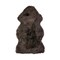 Homeroots 2 x 2 x 3 in. New Zealand Single Sheepskin Rug Chocolate 294266 - alternate 1